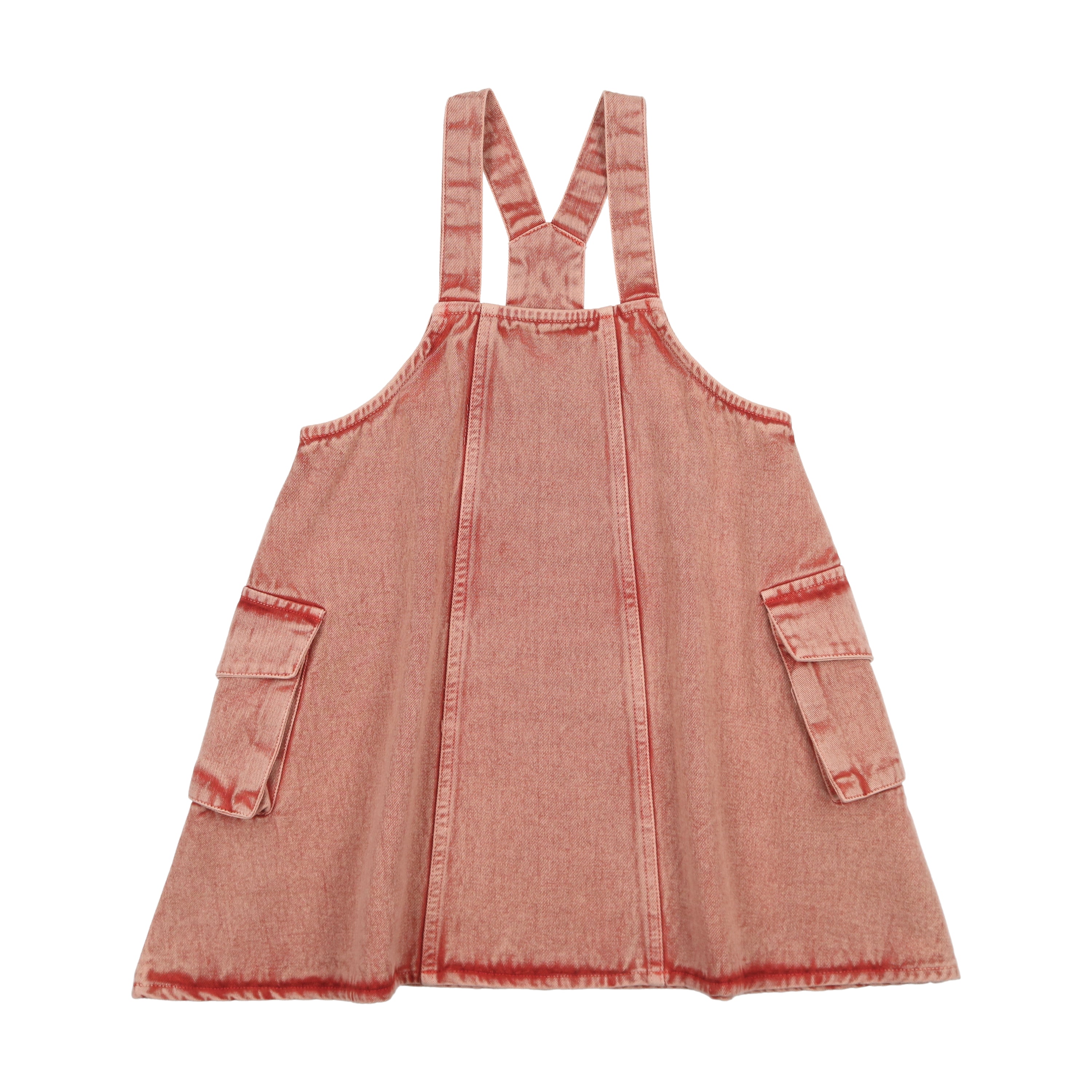 K205 KIN KIN DENIM JUMPER W/ CARGO POCKETS