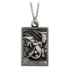 Yu-Gi-Oh! Blue eyes white dragon collectible metal necklace from Fanattik