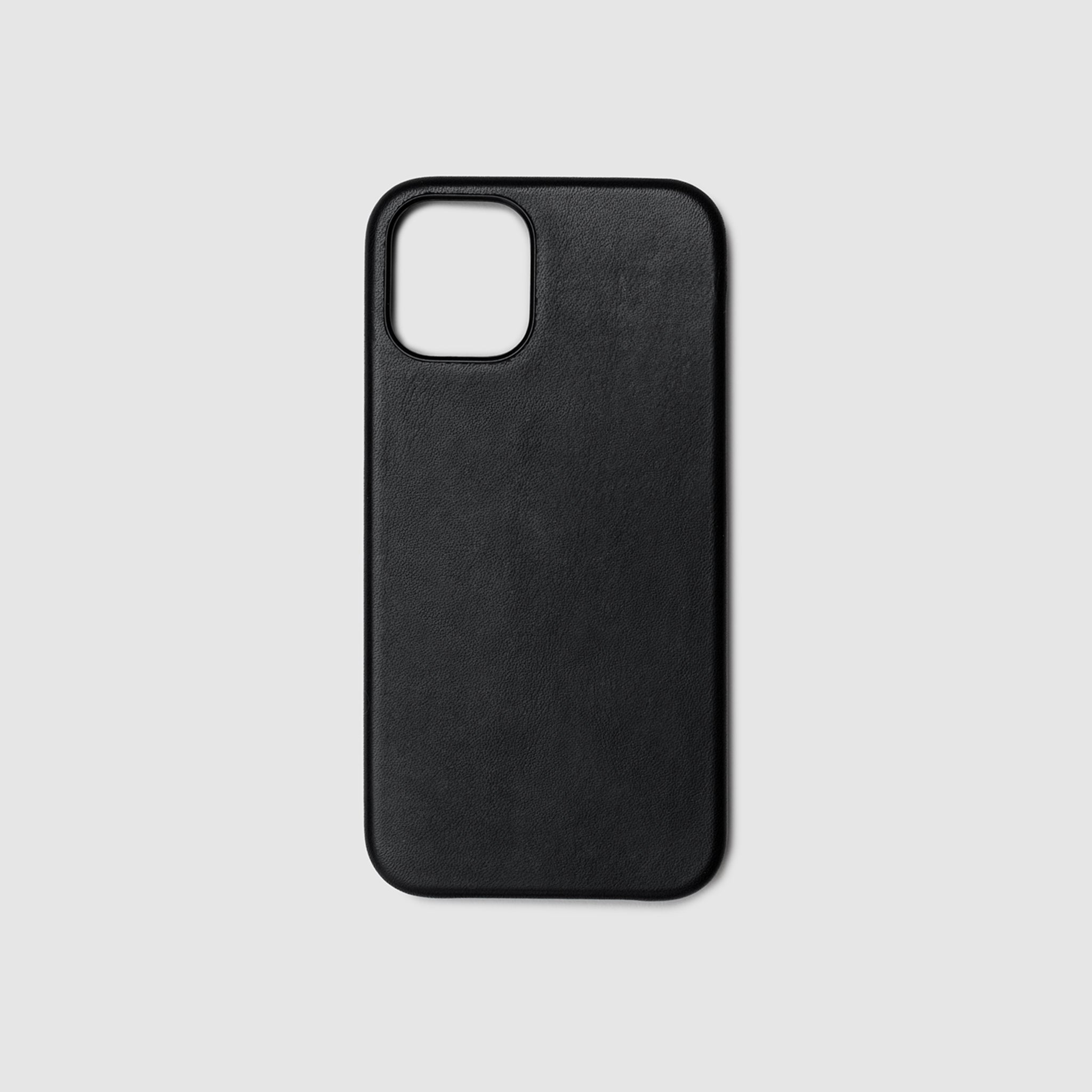 anson calder iphone case french calfskin 12 twelve pro max leather _black