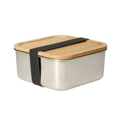 Large Silver-Natural Vesper Storage Container - Spacious, Durable, Eco-Friendly Food Box TK Gruppe® Grosshandel
