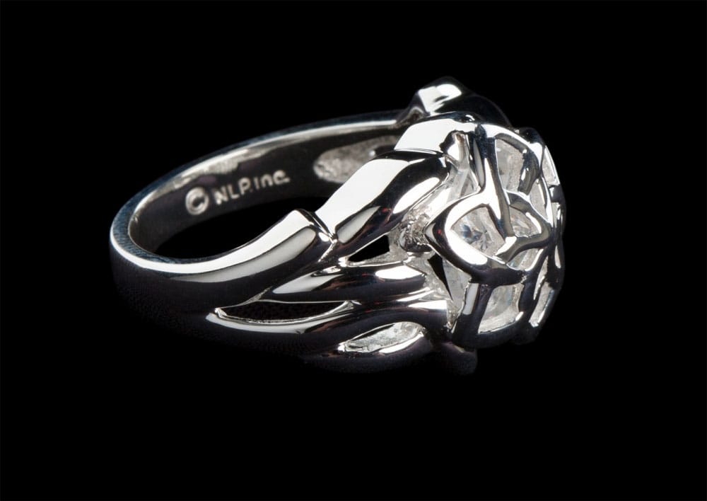 Lord of the Rings Nenya - The Ring of Galadriel (Sterling Silver)