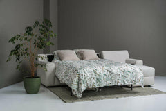 Sovesofa Luxury med sjeselong 140 fra Hovden Møbel Bedtime.no.