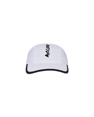 Malbon Futura Nylon Bungee Hat - White