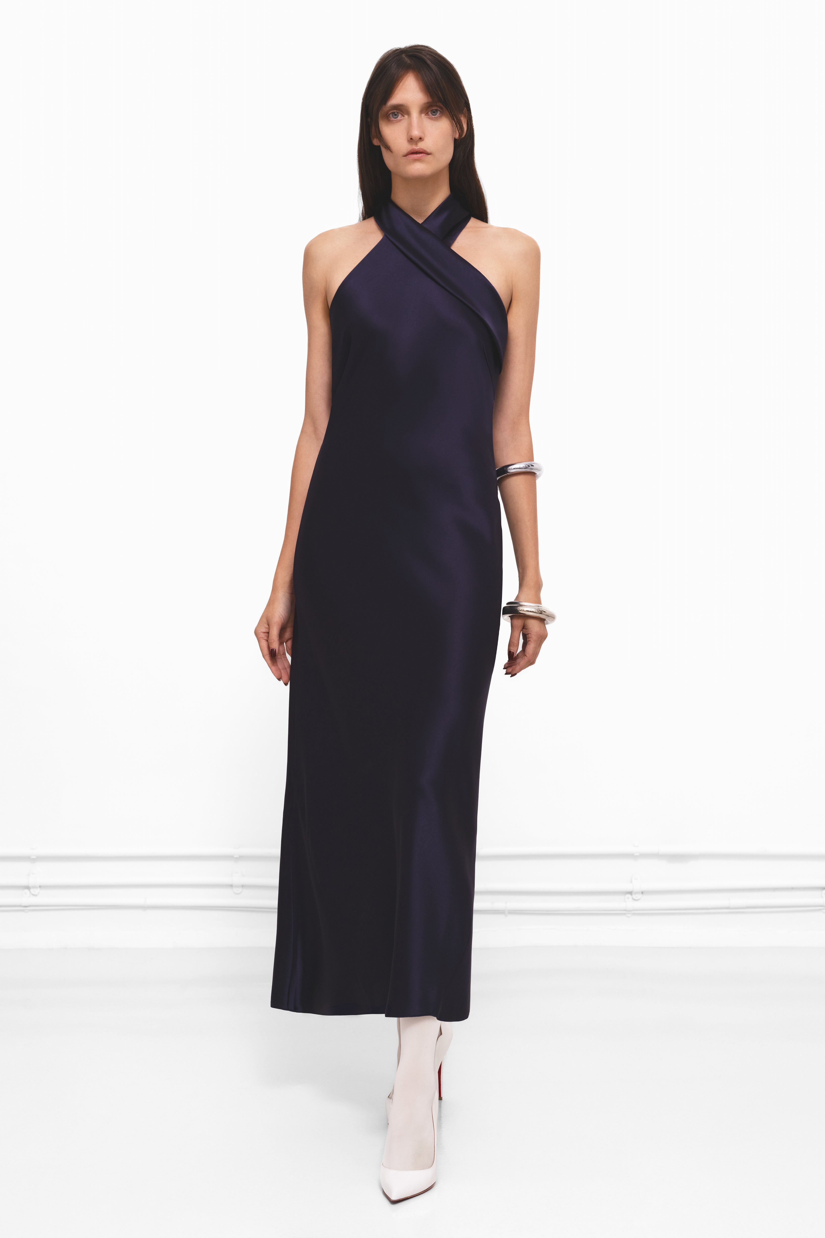 Cropped Pandora Dress - Midnight