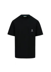 Sandbanks Zip Pocket Interlock T-Shirt - Black - Sandbanks