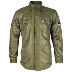 Protective Summer Mesh Shirt - Army Green Solid