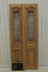 Vintage Double French Doors (with Metal) - A698