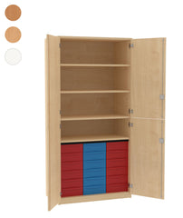 Materialschrank 3x6S mit Doppeltür - Höhe 190cm