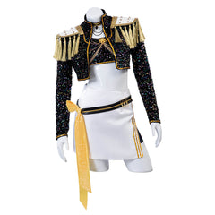 Mira Golden Kpop Demon Hunters Cosplay Black Dance Outfit Halloween Costume Foyacos