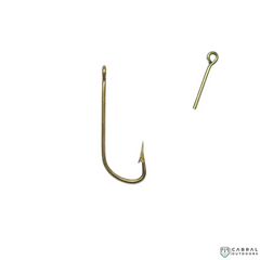 Mustad Hollow Point Limerick Hook 4717 |100 Pcs| Size: 1-20 Live Bait Hooks Mustad Cabral Outdoors