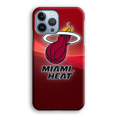 NBA Miami Heat Basketball 001 iPhone 13 Pro Case-Plastic / Full Wrap (3D Case)-Xtracase