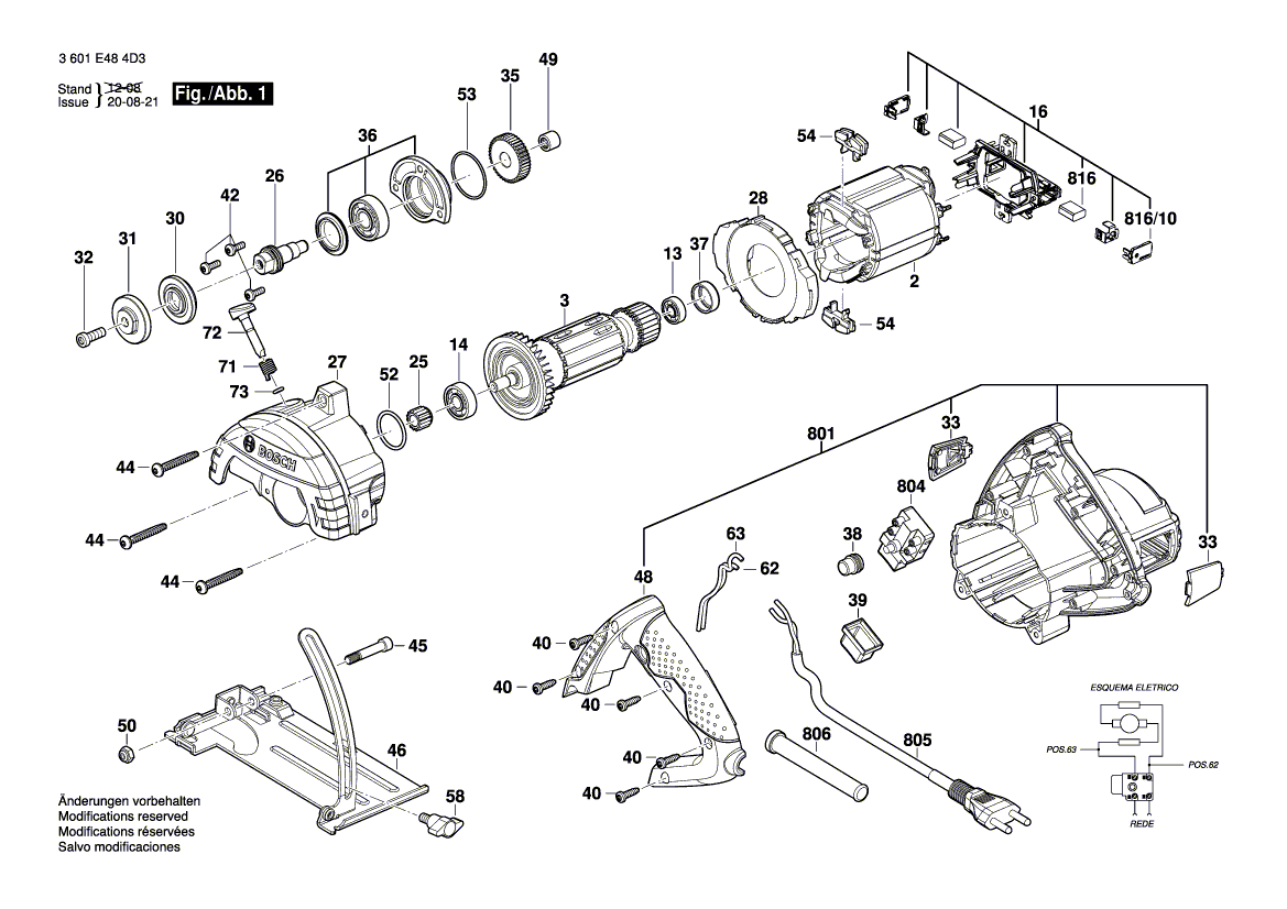 New Genuine Bosch F000603027 Protective Cover