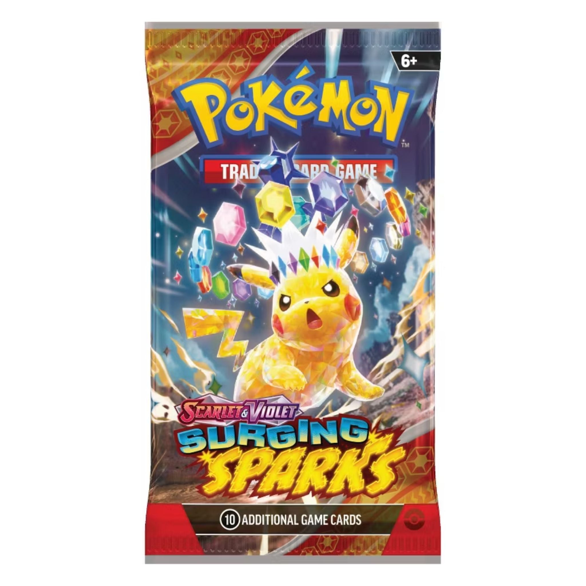 Pokemon Scarlet & Violet Surging Sparks Booster Pack - Trading Card Market