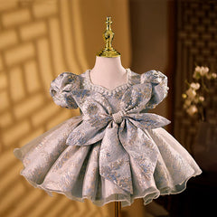 Baby Girl First Birthday Dress Sequins Toddler Embroidery Birthday Princess Dress