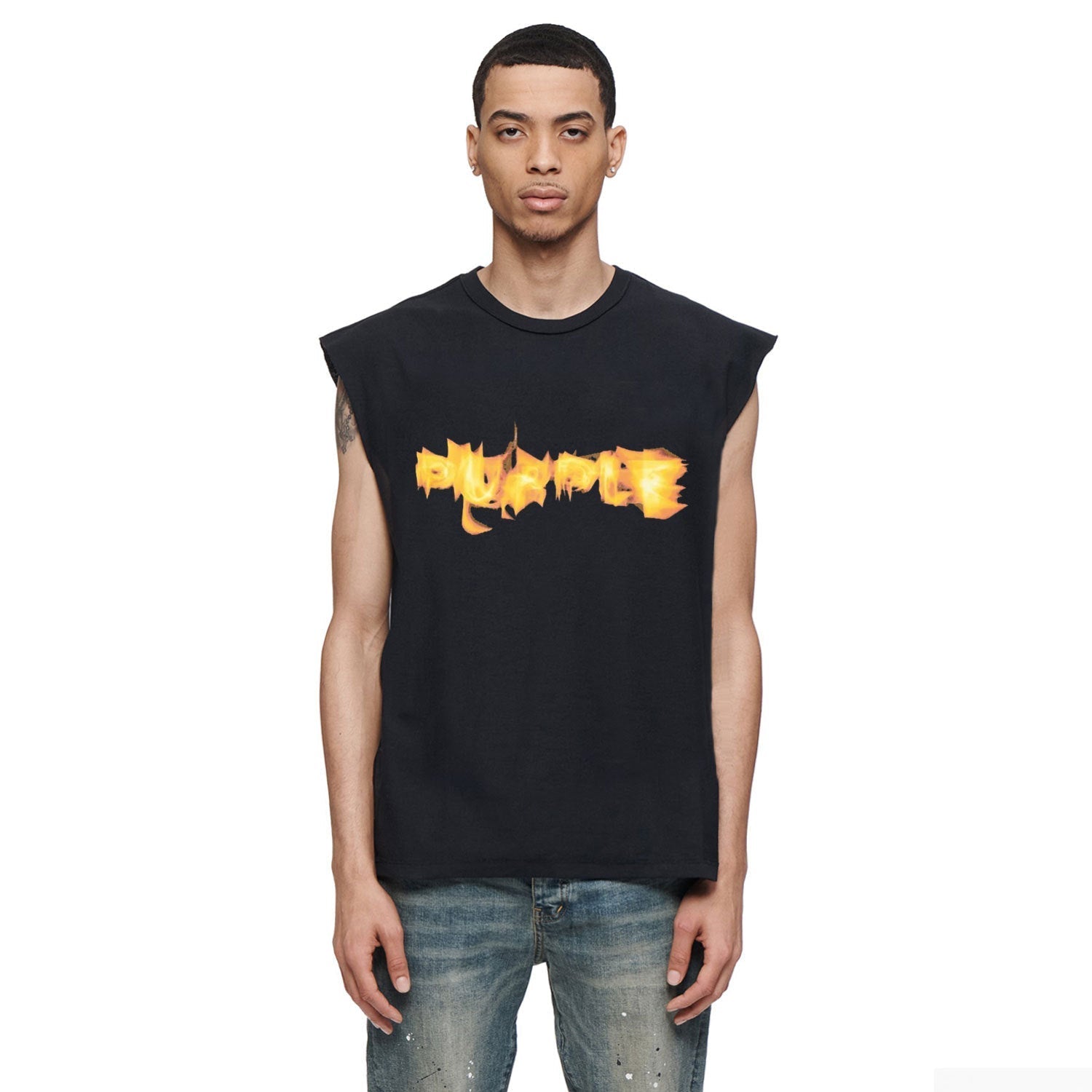 Purple Brand Tank T Shirts Sleeveless T-shirt Vest