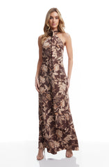 Olivia Dress / MOCHA MULTI