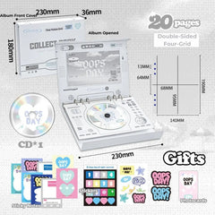 OOPSDAY Retro Style 4-Pocket Card Binder ChicChoi