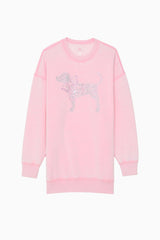 PINK x LoveShackFancy Oversized Crew Neck Dress