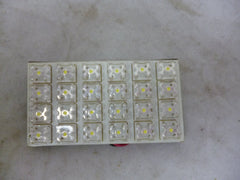 REGLETA LED BLANCA PARA LAMPARA DE TECHO 4X6CMTS 24 LED