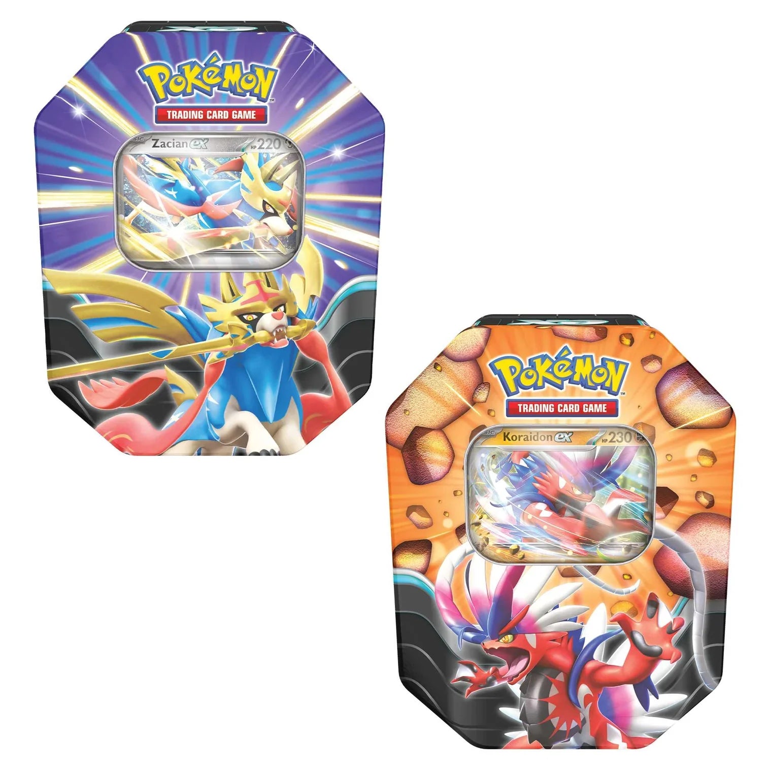 Pokémon TCG: Slashing Legends Ex Tin.