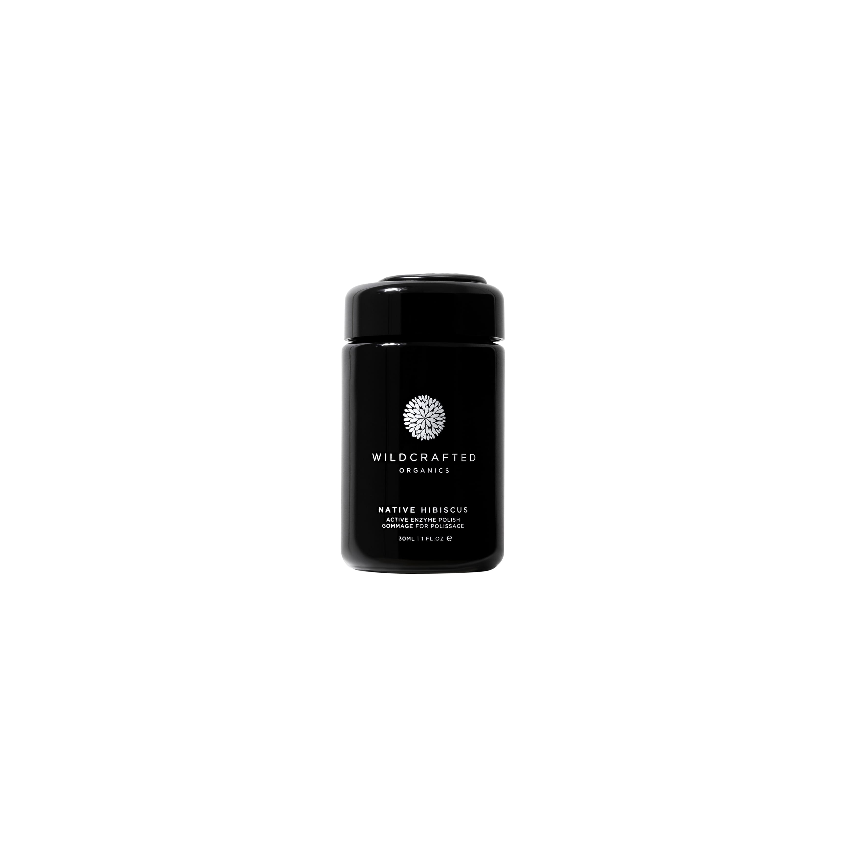 Native Hibiscus Active Enzyme Polish, activated enzyme powder exfoliant, cleansing mask, natuurlijk exfoliant, natuurlijke scrub, natuurlijk gezichtsmasker, natural skincare, wildcrafted organics, nourished.