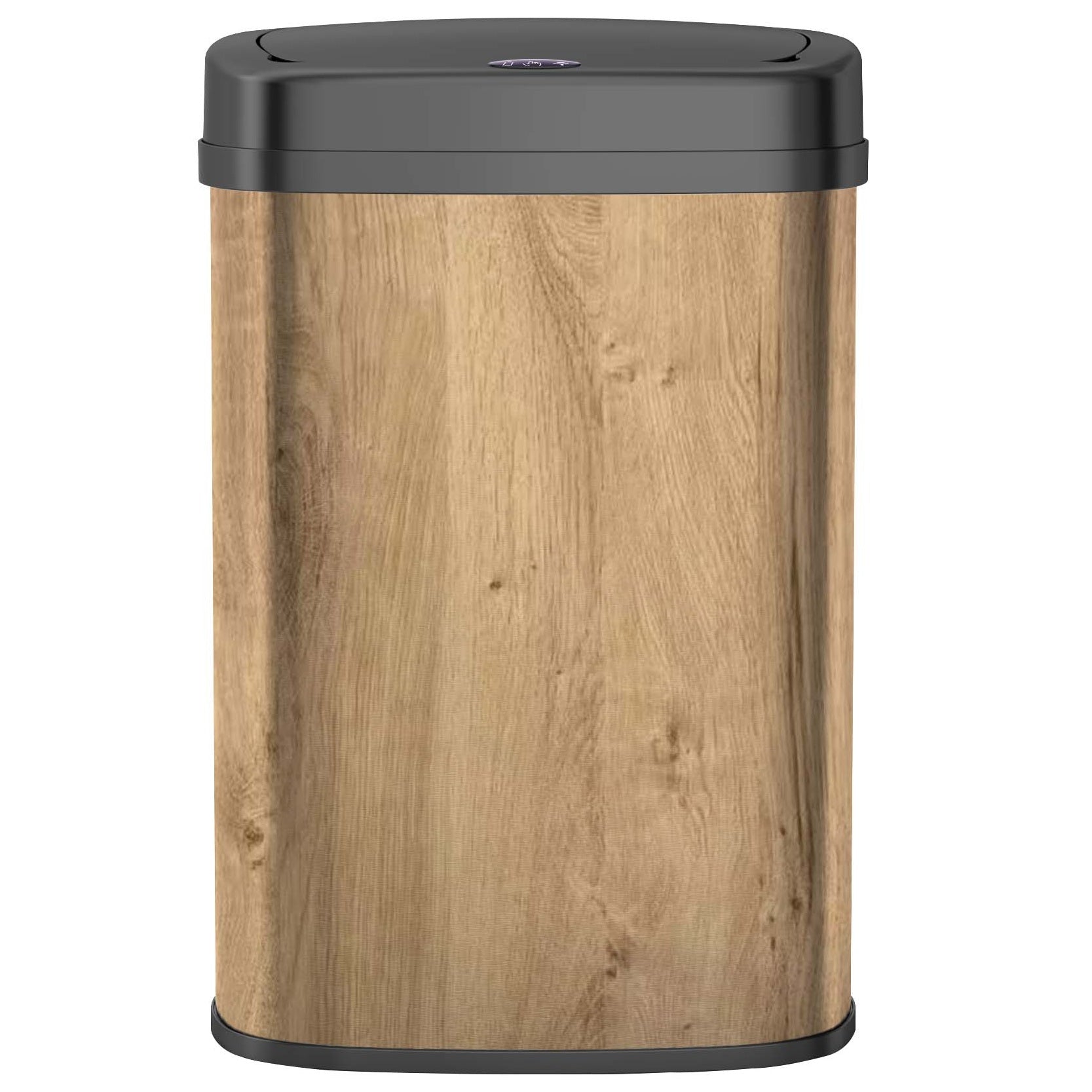 Poubelle de cuisine automatique 58L MAJESTIC WOOD design BOIS grande capacité en INOX avec cerclage