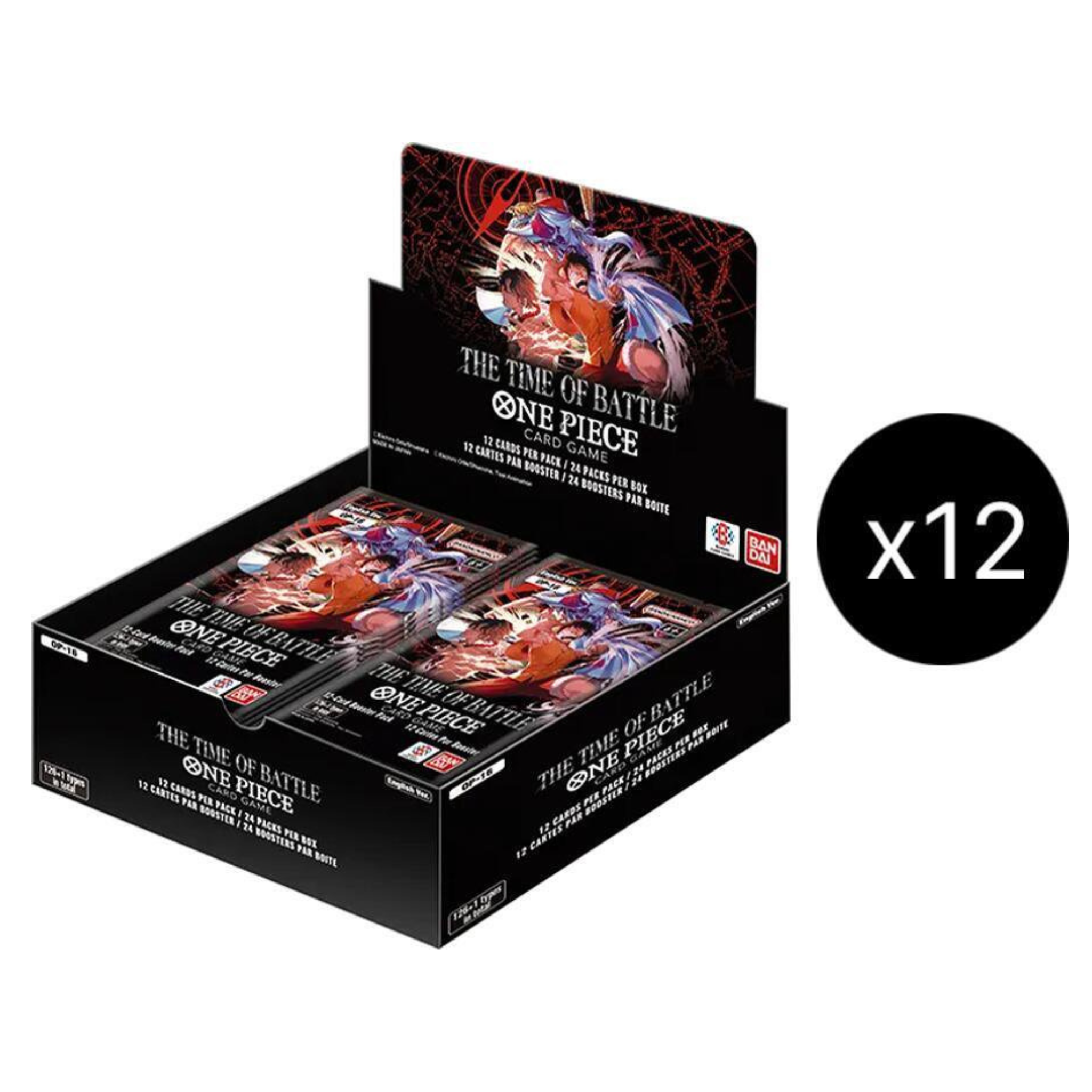 One Piece Card Game OP-16 The Time of Battle sealed booster box case