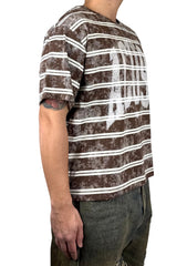ACID STRIPES T-SHIRT RANCH BROWN