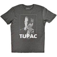 TUPAC - PRAYING - T-Shirt Grey