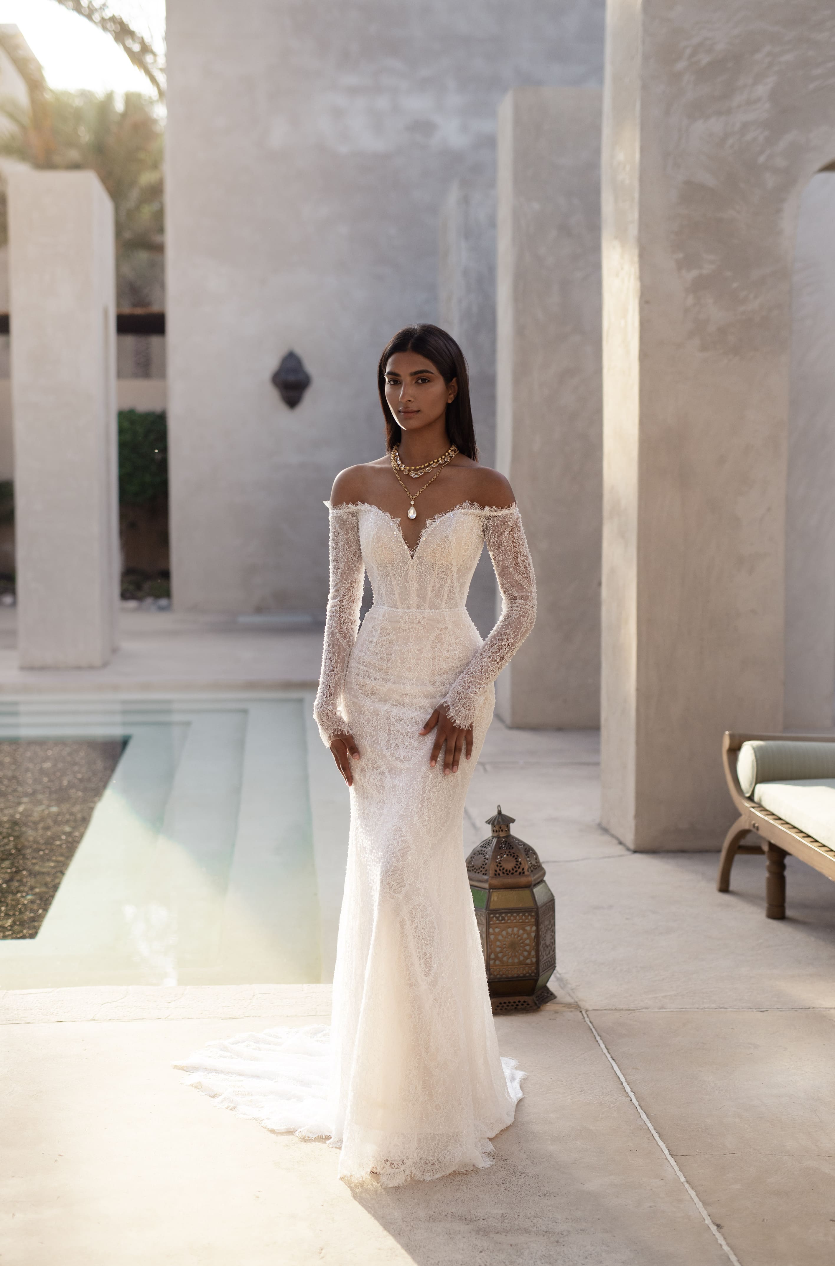 Romantic wedding dress