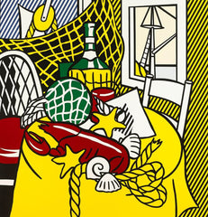 Still Life With Lobster – Roy Lichtenstein – Pop Art Painting - Life Size Posters