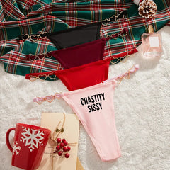 Chastity Sissy Thong Panties