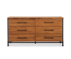 Karsten Double Dresser SADDLE BROWN - Scandinavian Designs