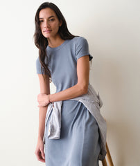 Lexi Short Sleeve Fit & Flare Midi Dress