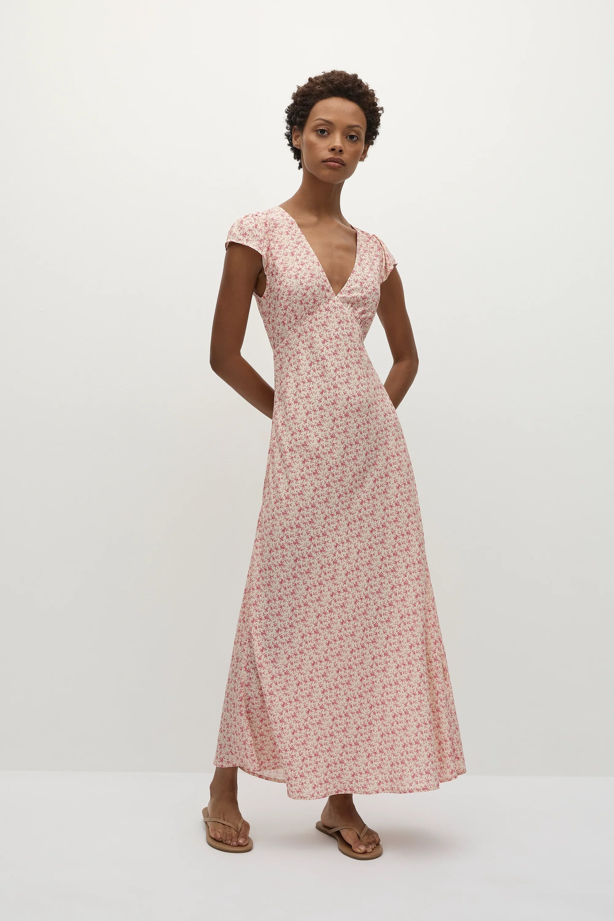 Esson Midi Dress Sakura Floral - Final Sale