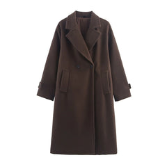 Vanya – Woolen Notch Neck Coat
