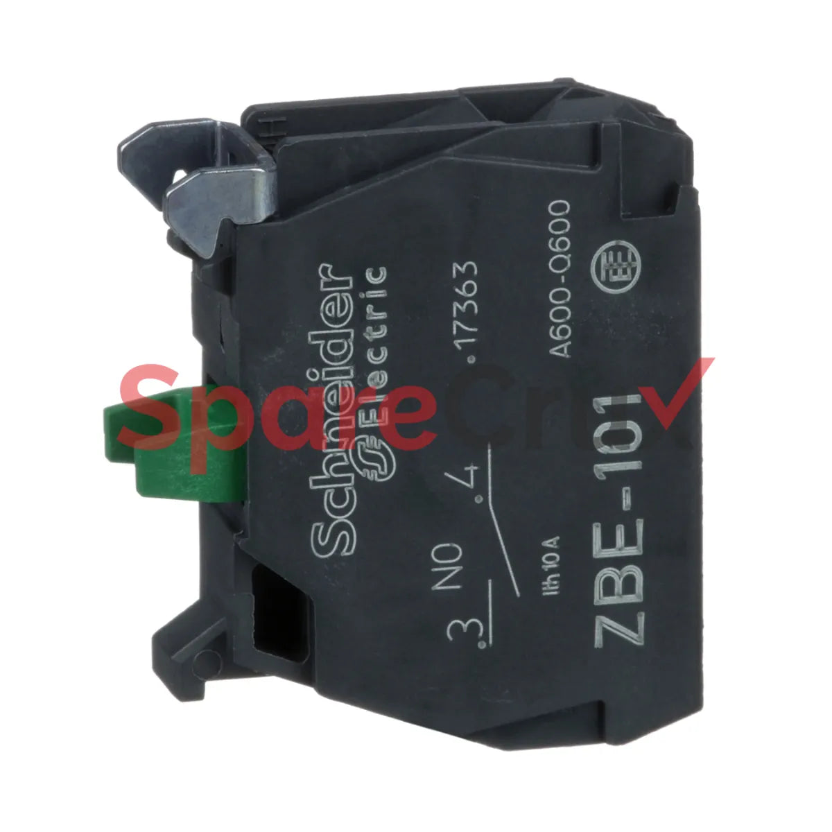 ZBE-101 | SCHNEIDER ELECTRIC | Single contact block, silver alloy, screw clamp terminal, 1 NO
