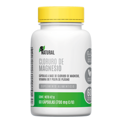 Cloruro de Magnesio | 60 Cápsulas