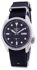 Montre Homme Seiko 5 Sports Cadran Noir Bracelet En Nylon Automatique SRPE67 SRPE67K1 SRPE67K 100M