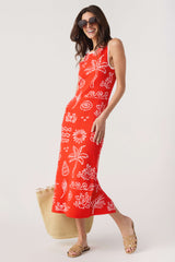 Promesa Nautical Midi Sweater Dress