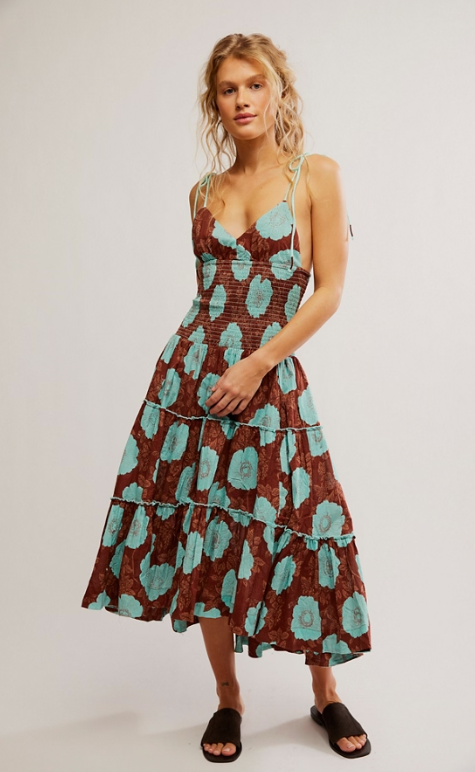 Free People Adriel Midi Dress - Final Sale 60% off in cart