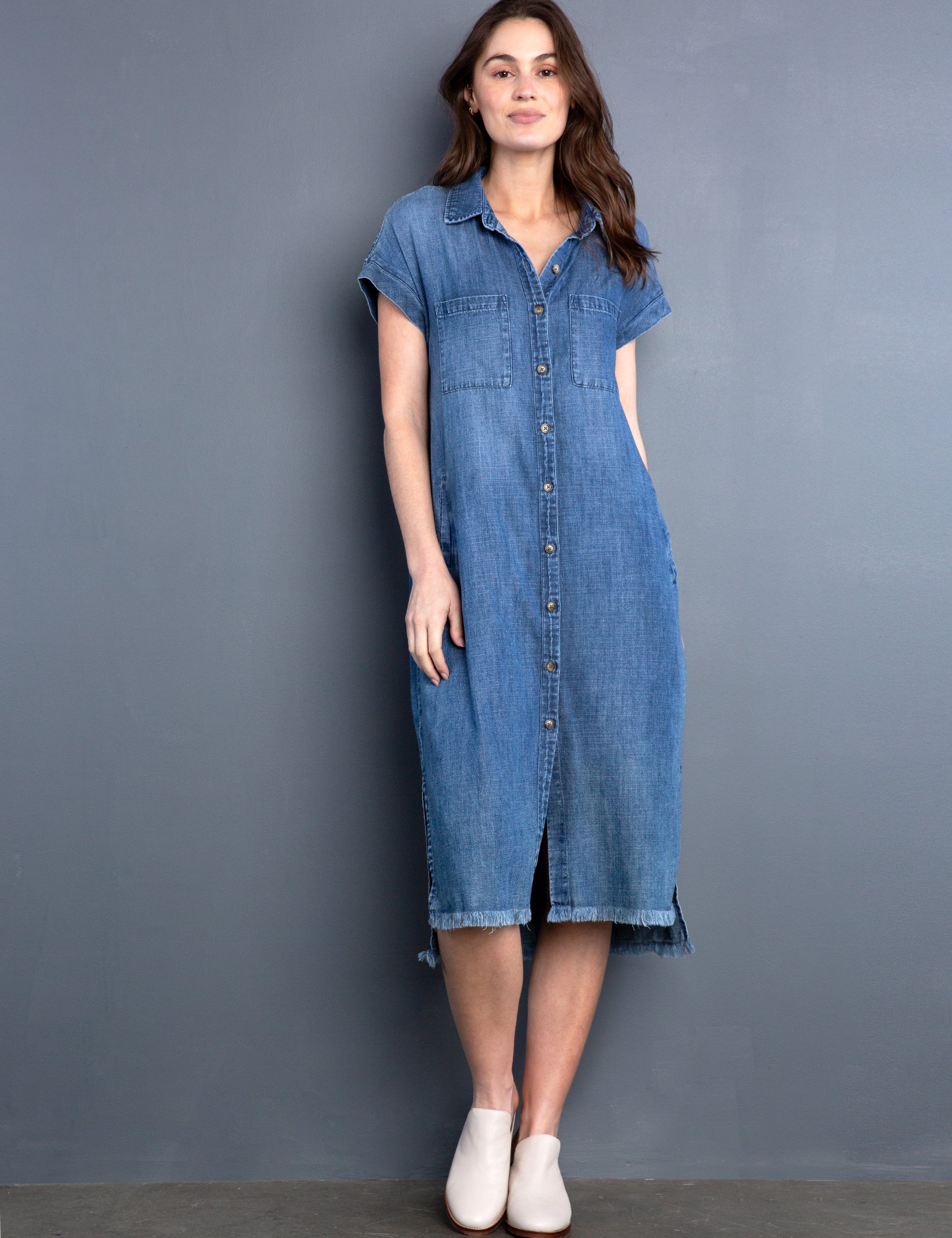 Women's Fashion Denim Soft Denim Dress