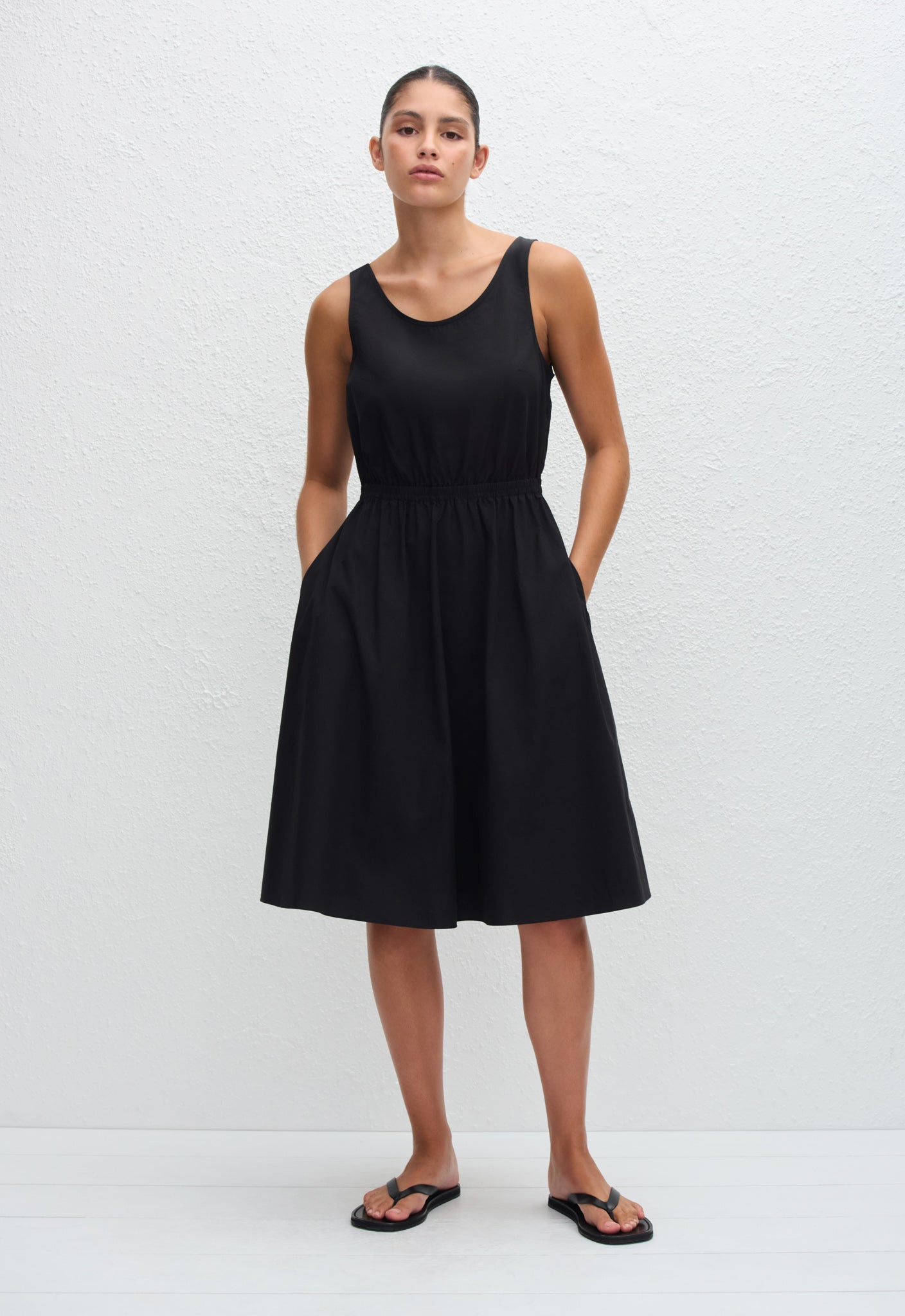 Tank Midi Dress - Black