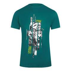 Cavalli Class Txt60E Jd060 04038 Green Ottanio T-Shirt Mens M