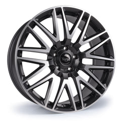 Targa TG7 9.5x22 5x120 ET42 CB72.6 Matt Black / Machine Face