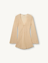 Tanzania Short Dress Bone 4 / Bone