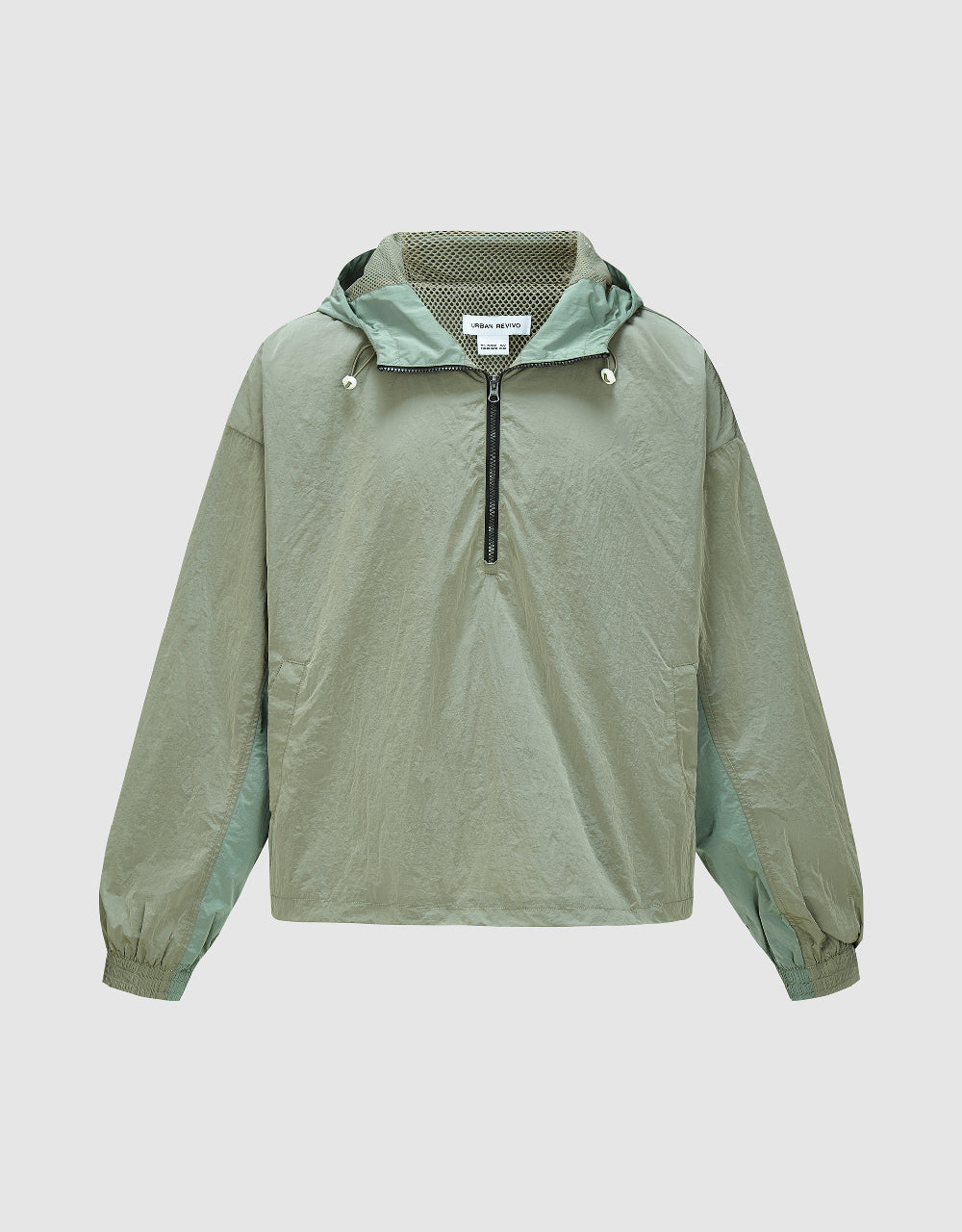 Raglan Sleeve Loose Overhead Shirt