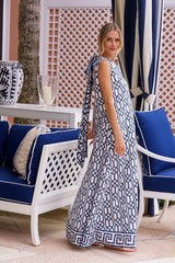 Tibi Dress | Navy Bamboo