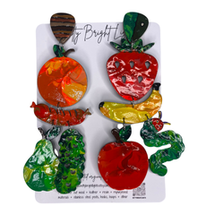 Betty Bright Lights | Large Hungry Caterpillar Earrings