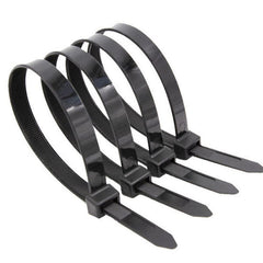 50X Cable Ties Zip Ties Nylon Uv Stabilised Black Cable Tie - 10*1200mm White